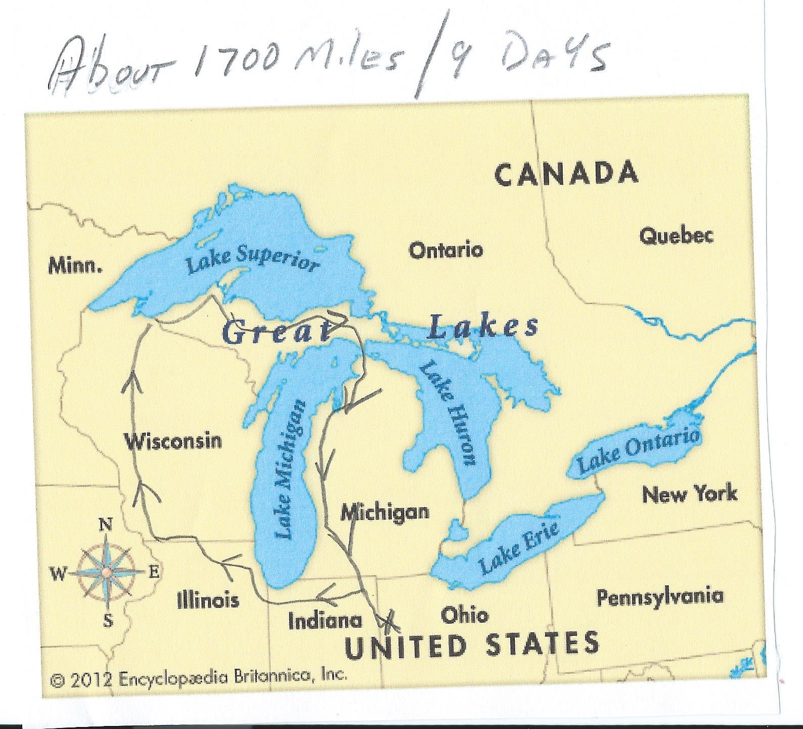 Какие озера входят в великие американские озера